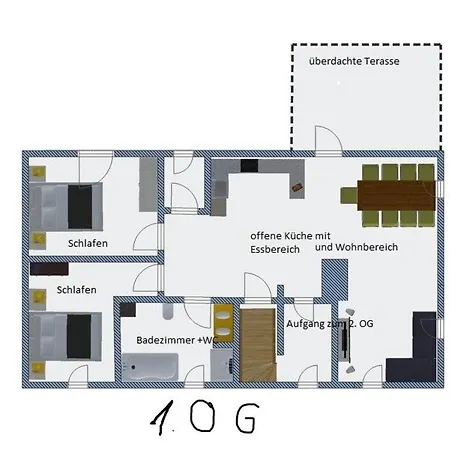 Apartman Romantica 1. Und 2. Og Schopfloch